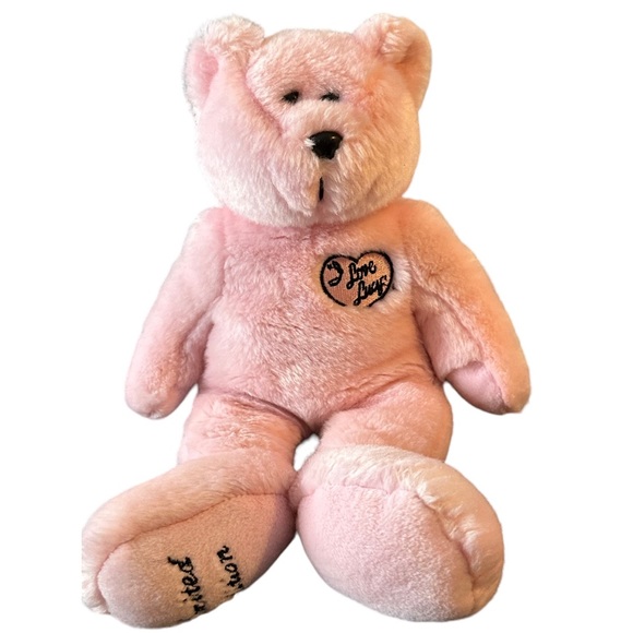 I Love Lucy Signature Series Classic Collecticritters Pink Plush Bear Limited - Picture 5 of 6